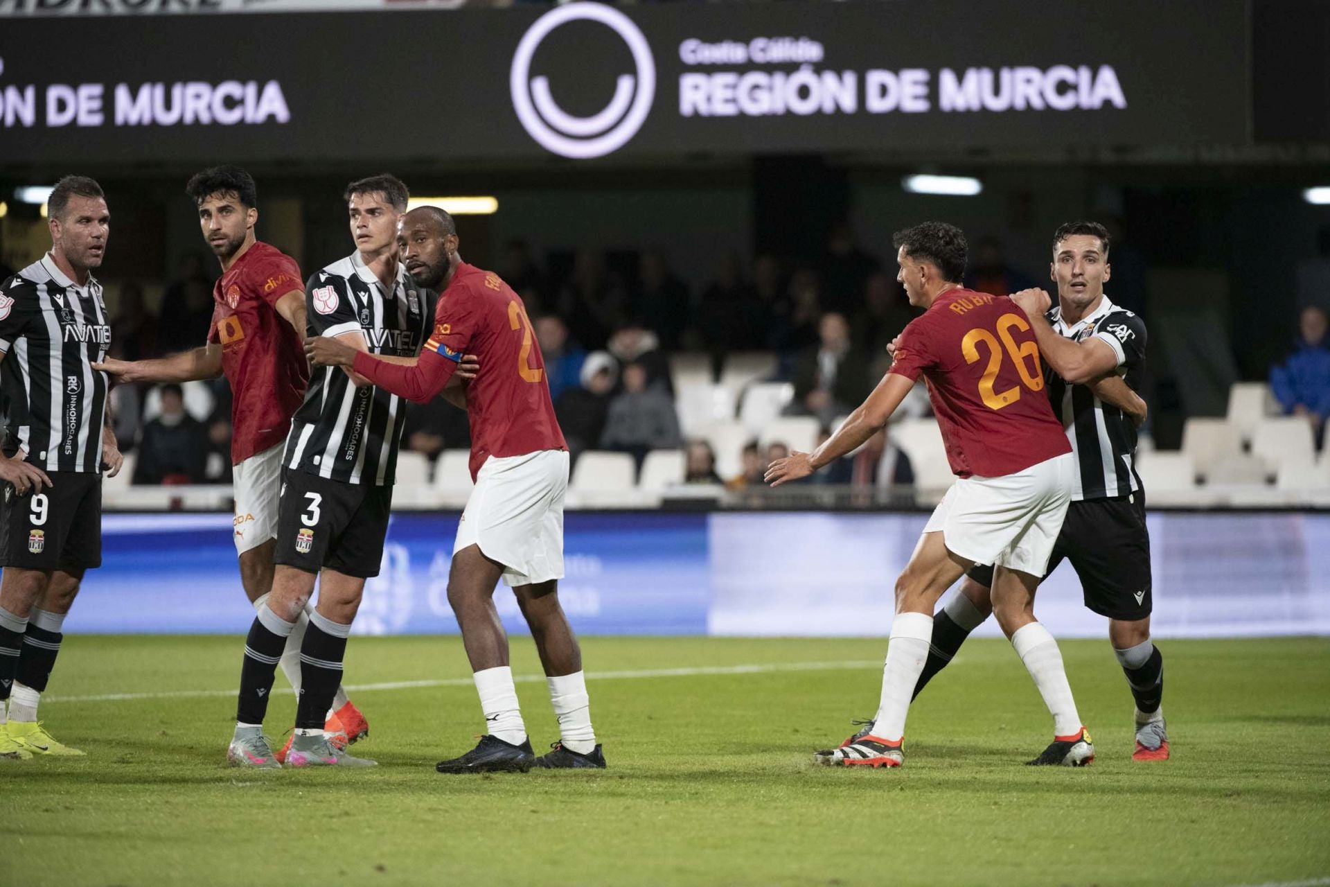 El FC Cartagena, eliminado de la Copa del Rey, en imágenes