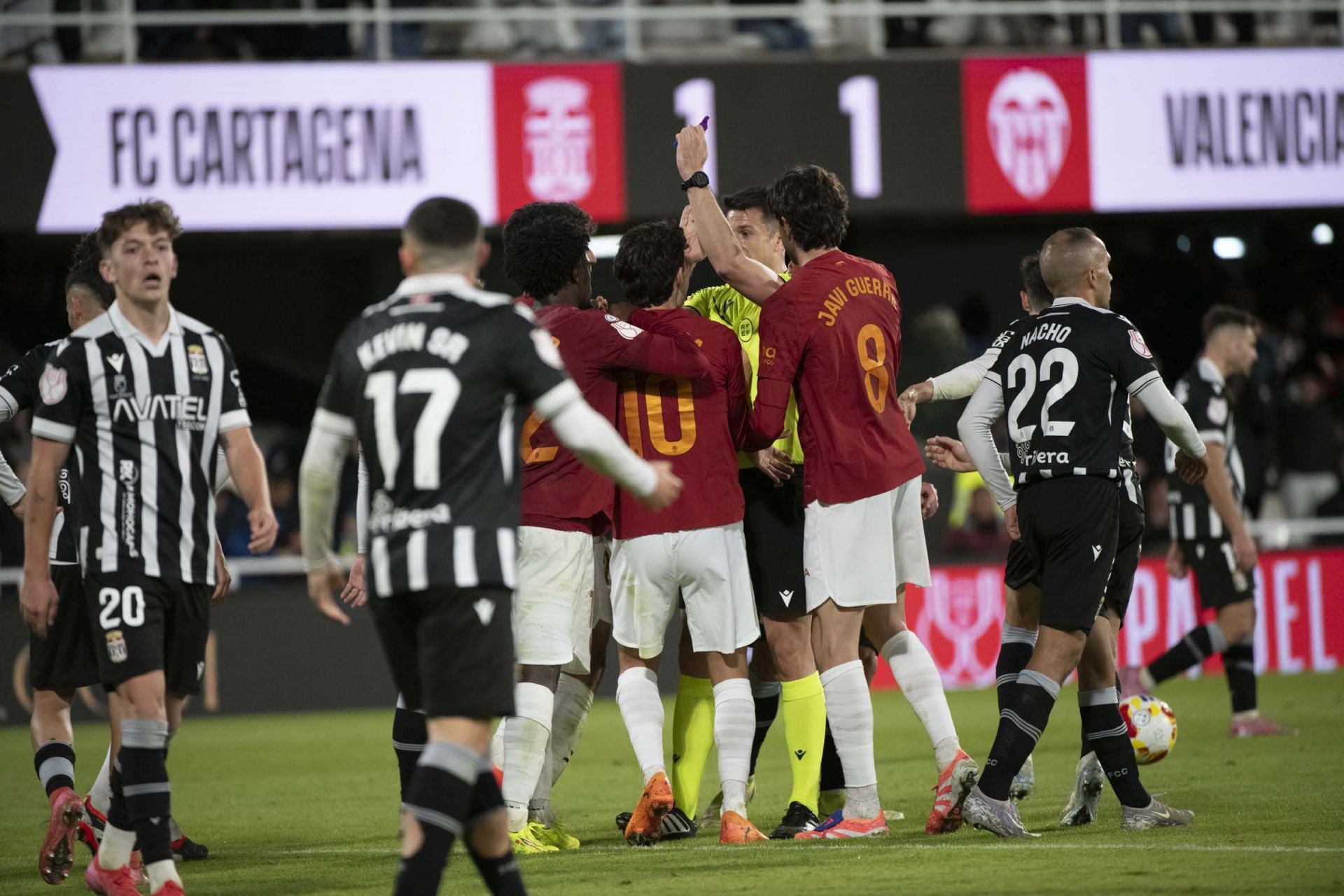 El FC Cartagena, eliminado de la Copa del Rey, en imágenes