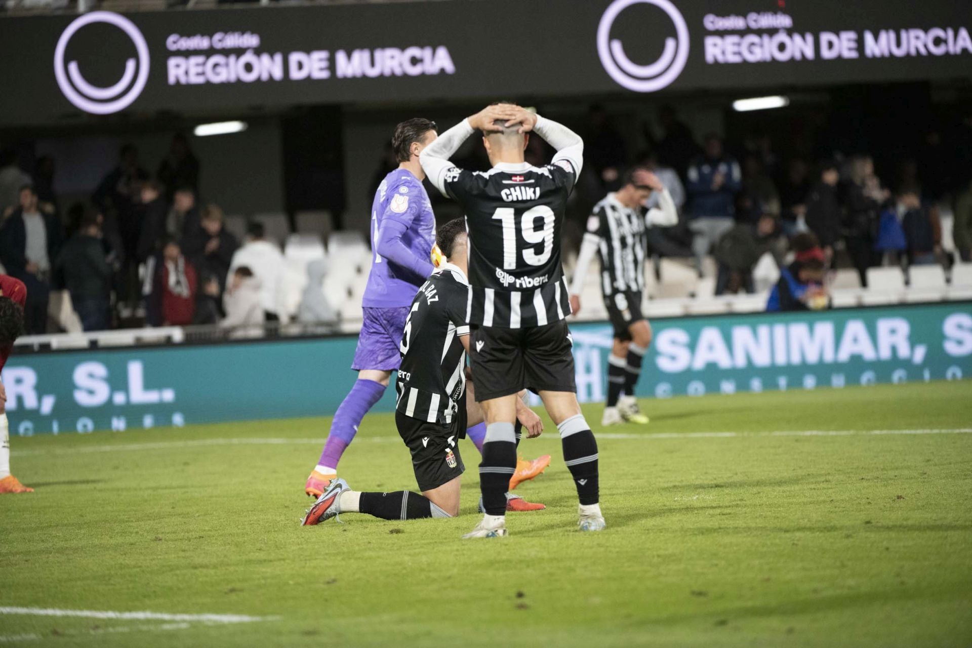 El FC Cartagena, eliminado de la Copa del Rey, en imágenes