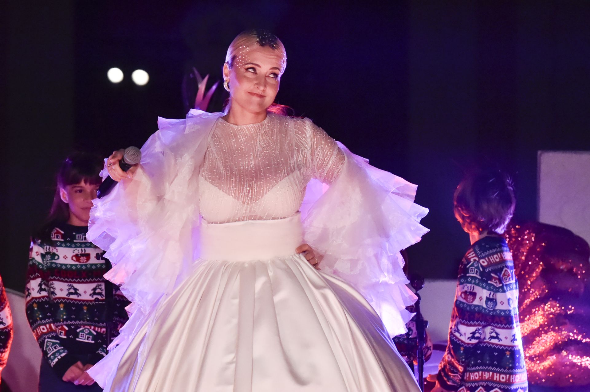 En imágenes, la Glorieta de Murcia estrena la Navidad