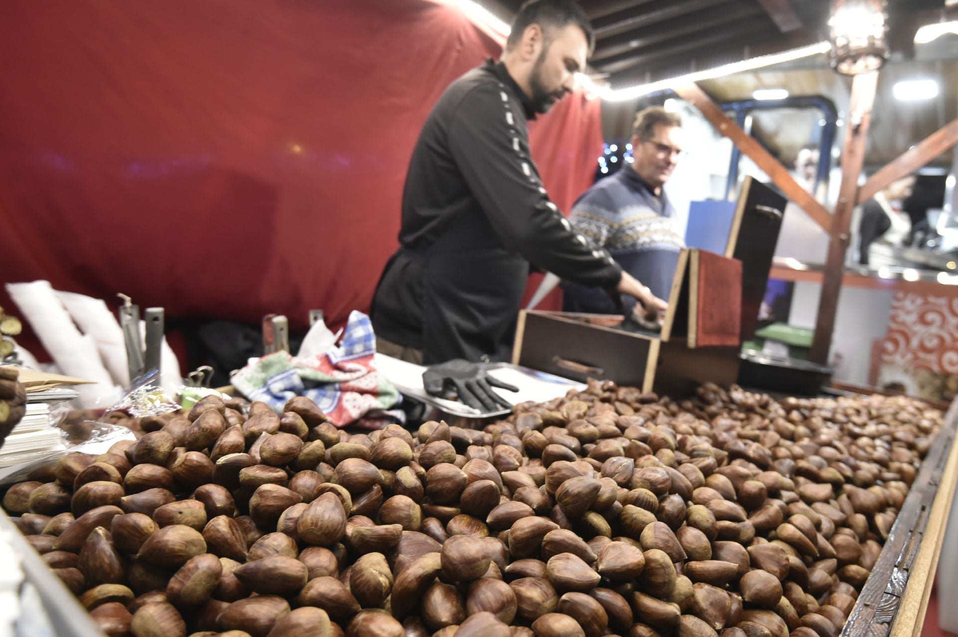 En imágenes, la Glorieta de Murcia estrena la Navidad