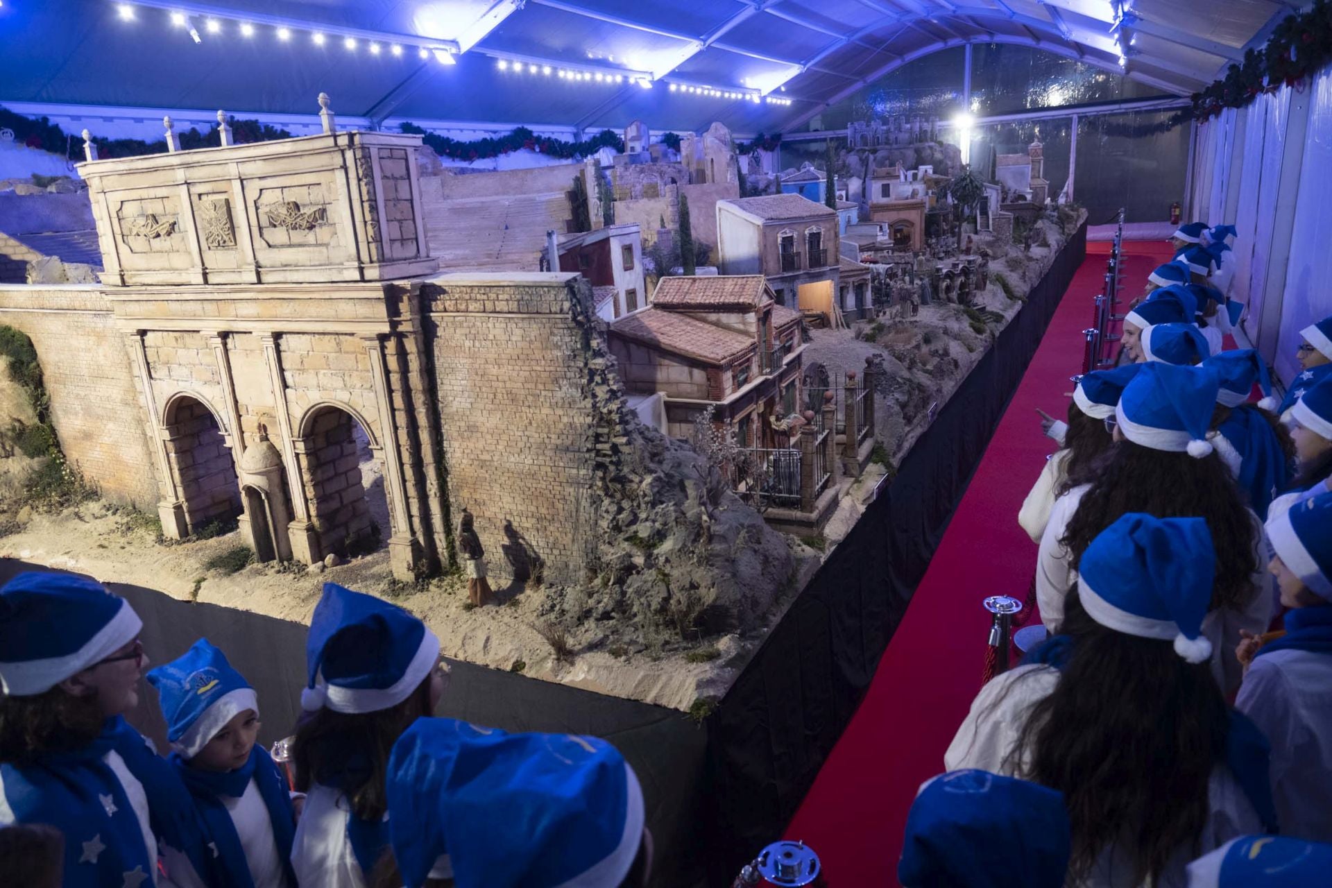 La inauguración del belén de Cartagena, en imágenes