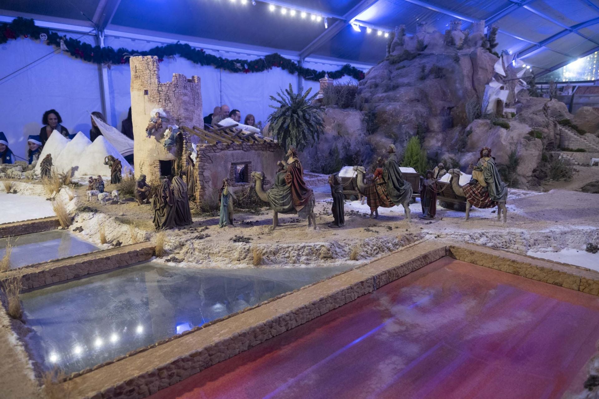 La inauguración del belén de Cartagena, en imágenes