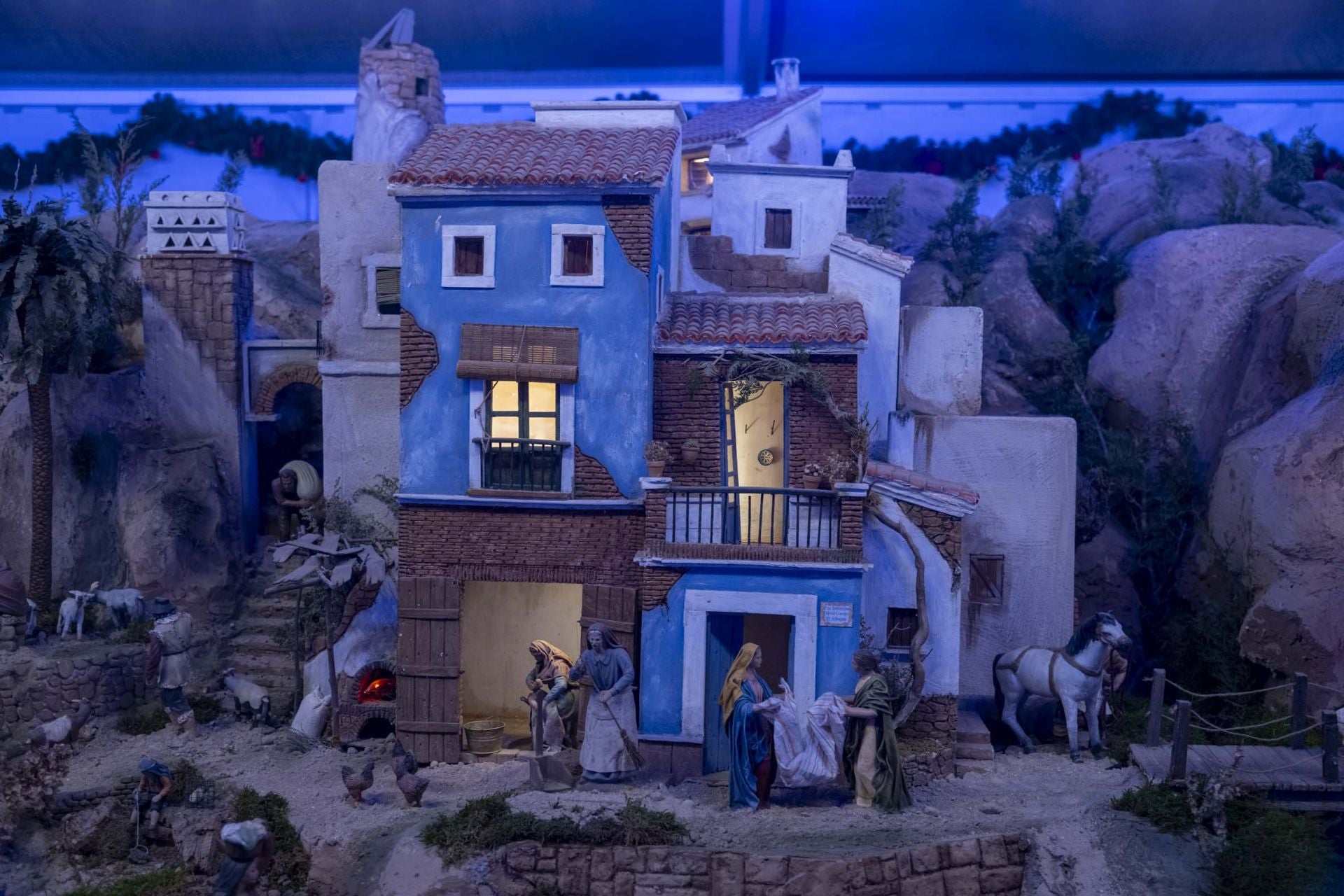 La inauguración del belén de Cartagena, en imágenes