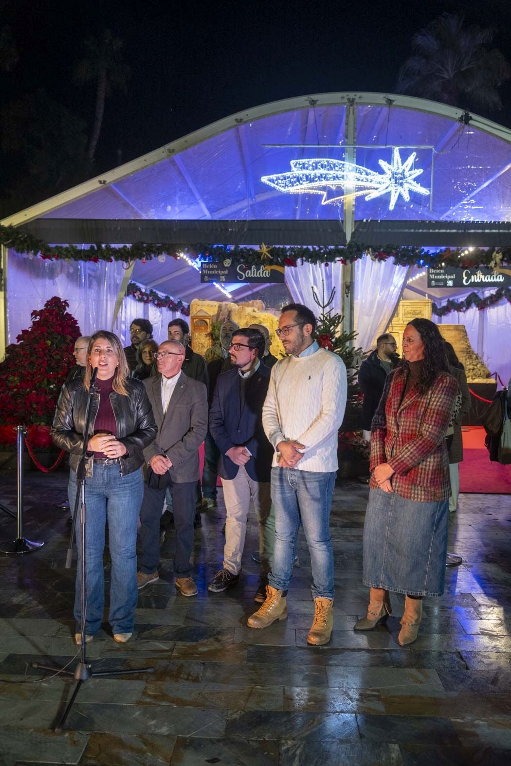 La inauguración del belén de Cartagena, en imágenes