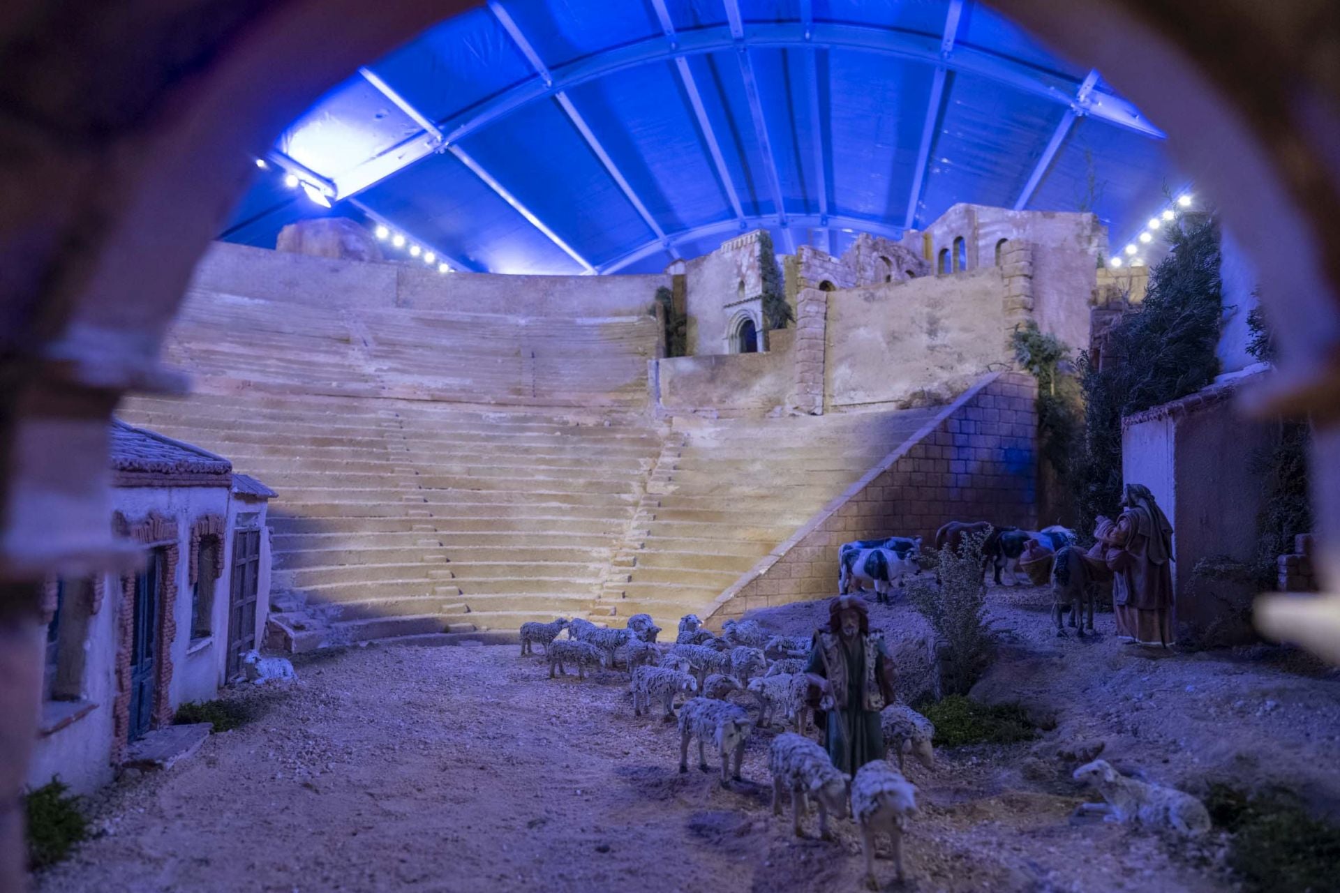 La inauguración del belén de Cartagena, en imágenes