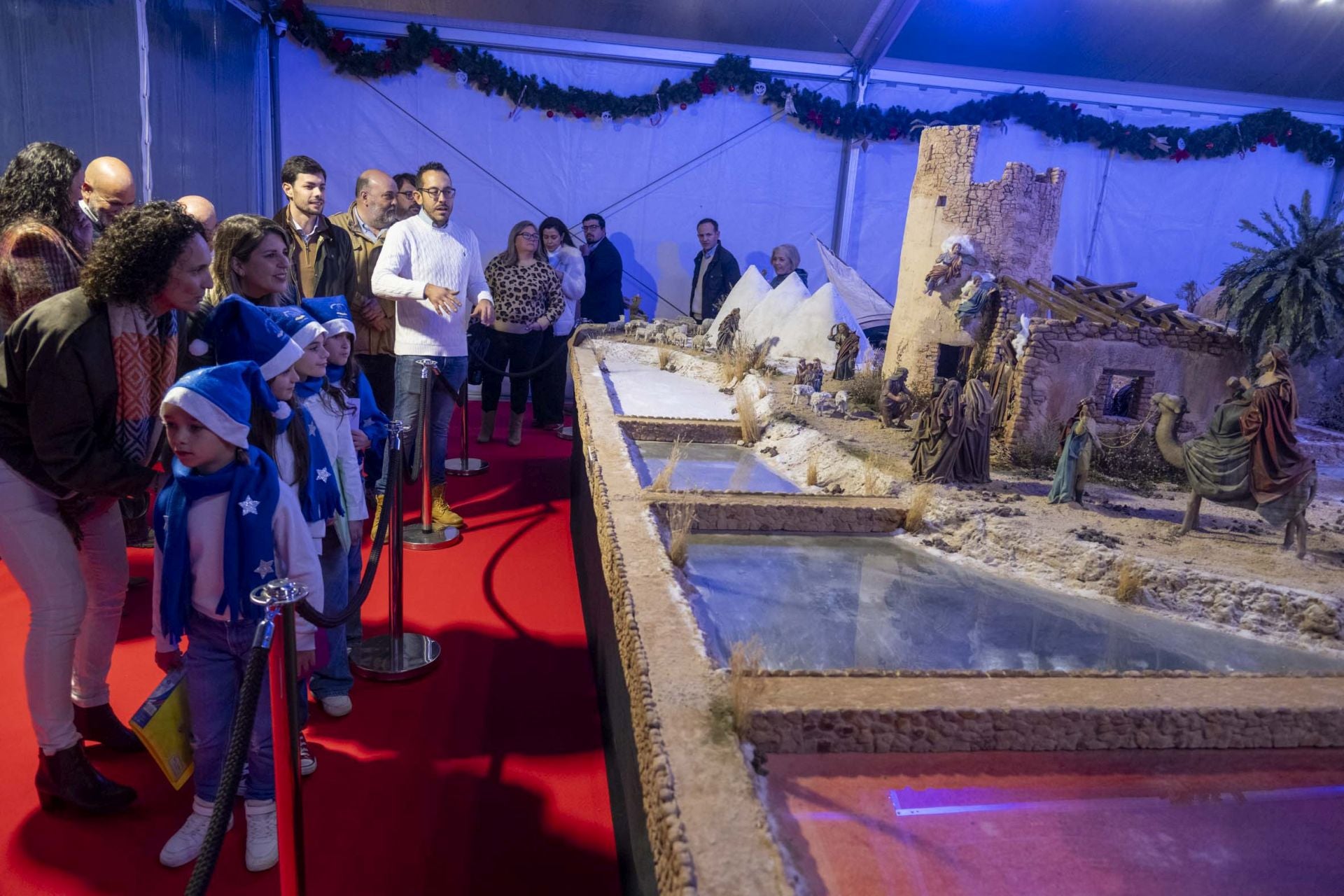 La inauguración del belén de Cartagena, en imágenes