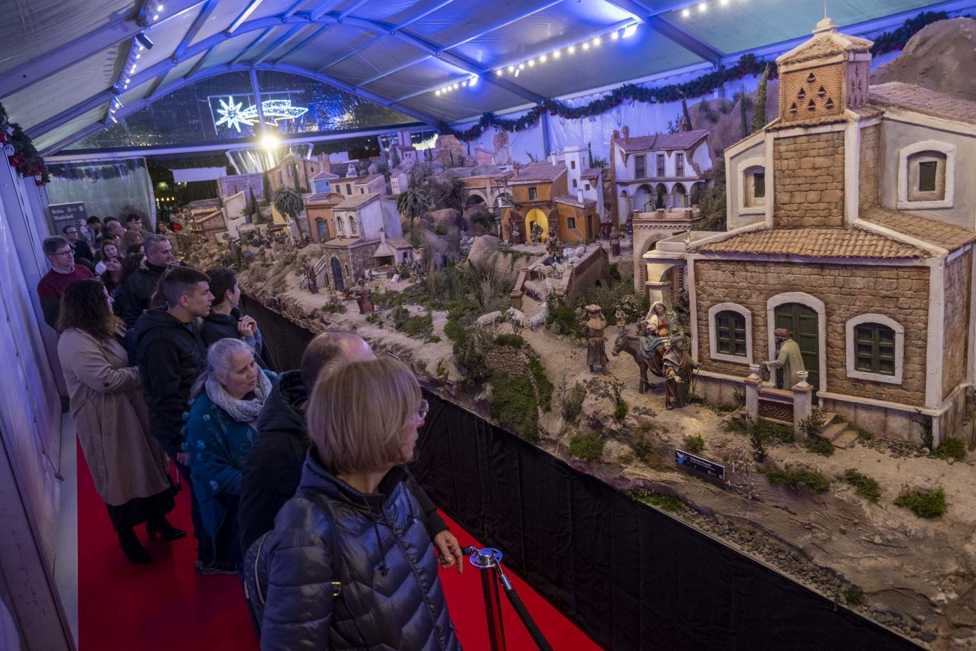 La inauguración del belén de Cartagena, en imágenes