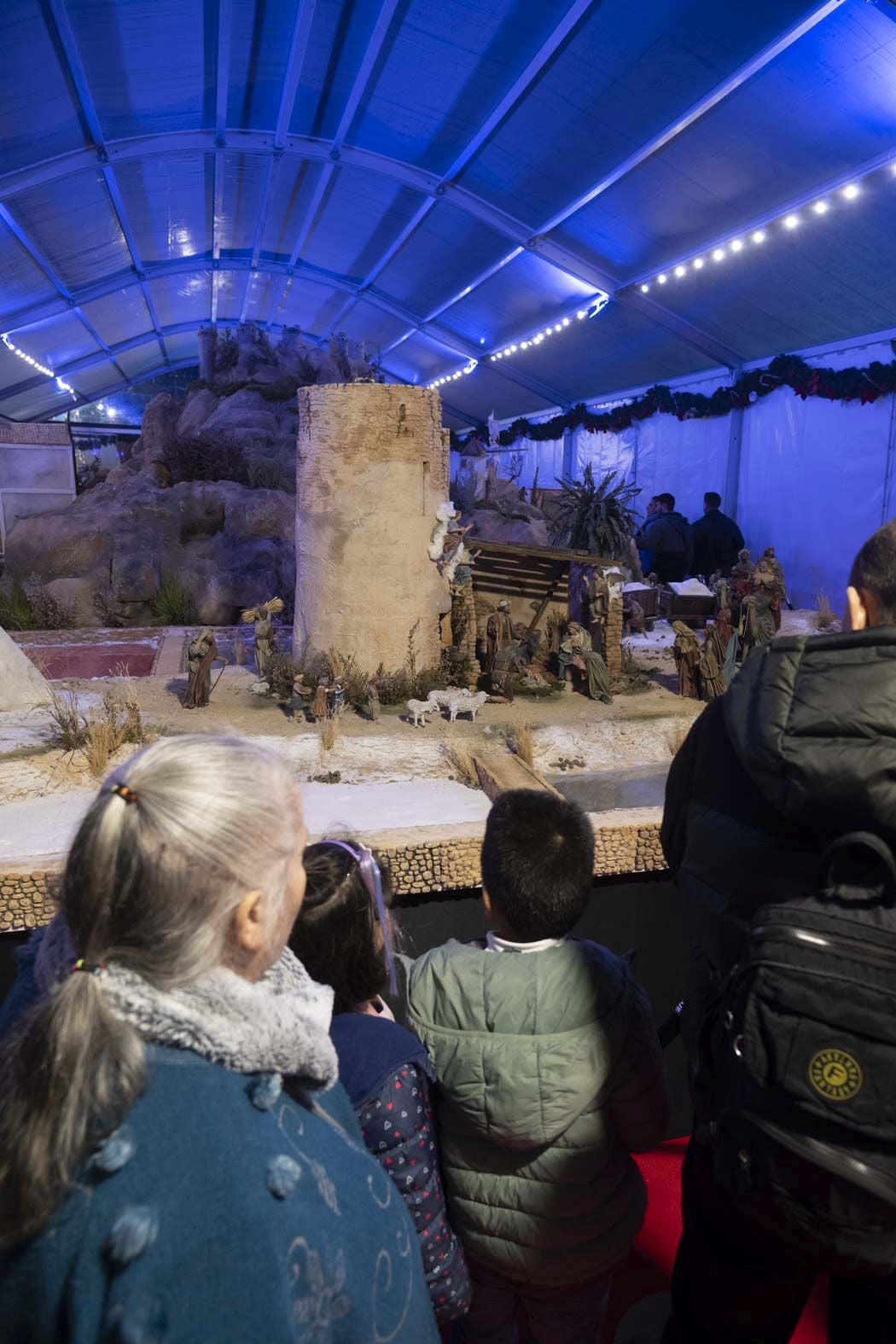 La inauguración del belén de Cartagena, en imágenes