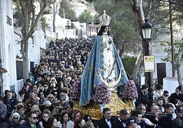 El regreso de la Virgen del Castillo de Yecla a su basílica, en imágenes