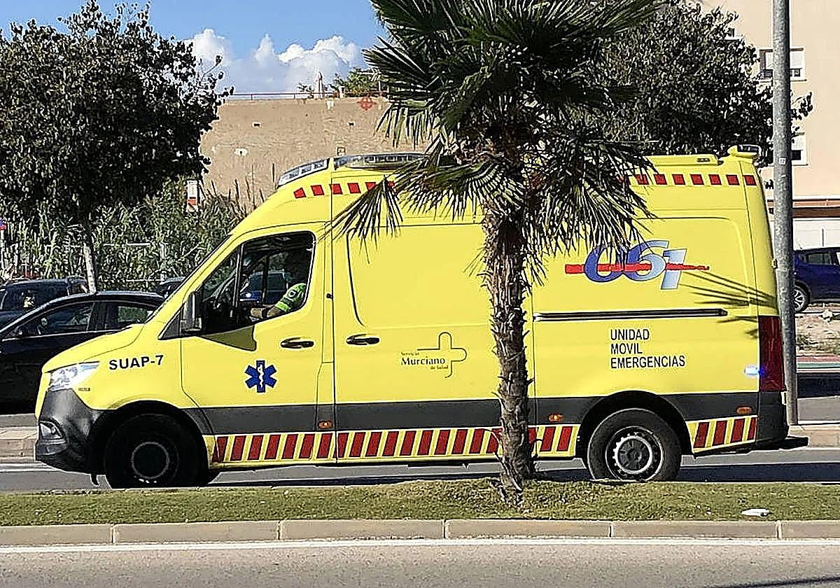 Ambulancia del 061 en una imagen de archivo.