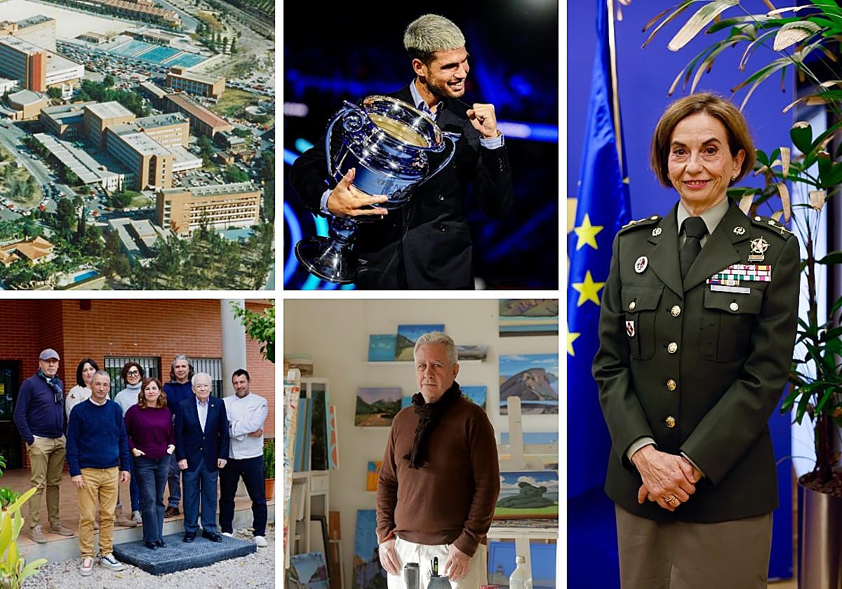 La Arrixaca, Carlos Alcaraz, equipo de Proyecto Hombre, Ángel Mateo Charris y Mª Dolores Sánchez Medrano.