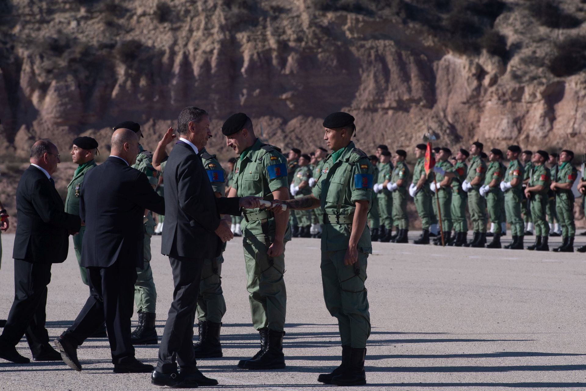 Los paracaidistas de Javalí Nuevo celebran la Inmaculada Concepción