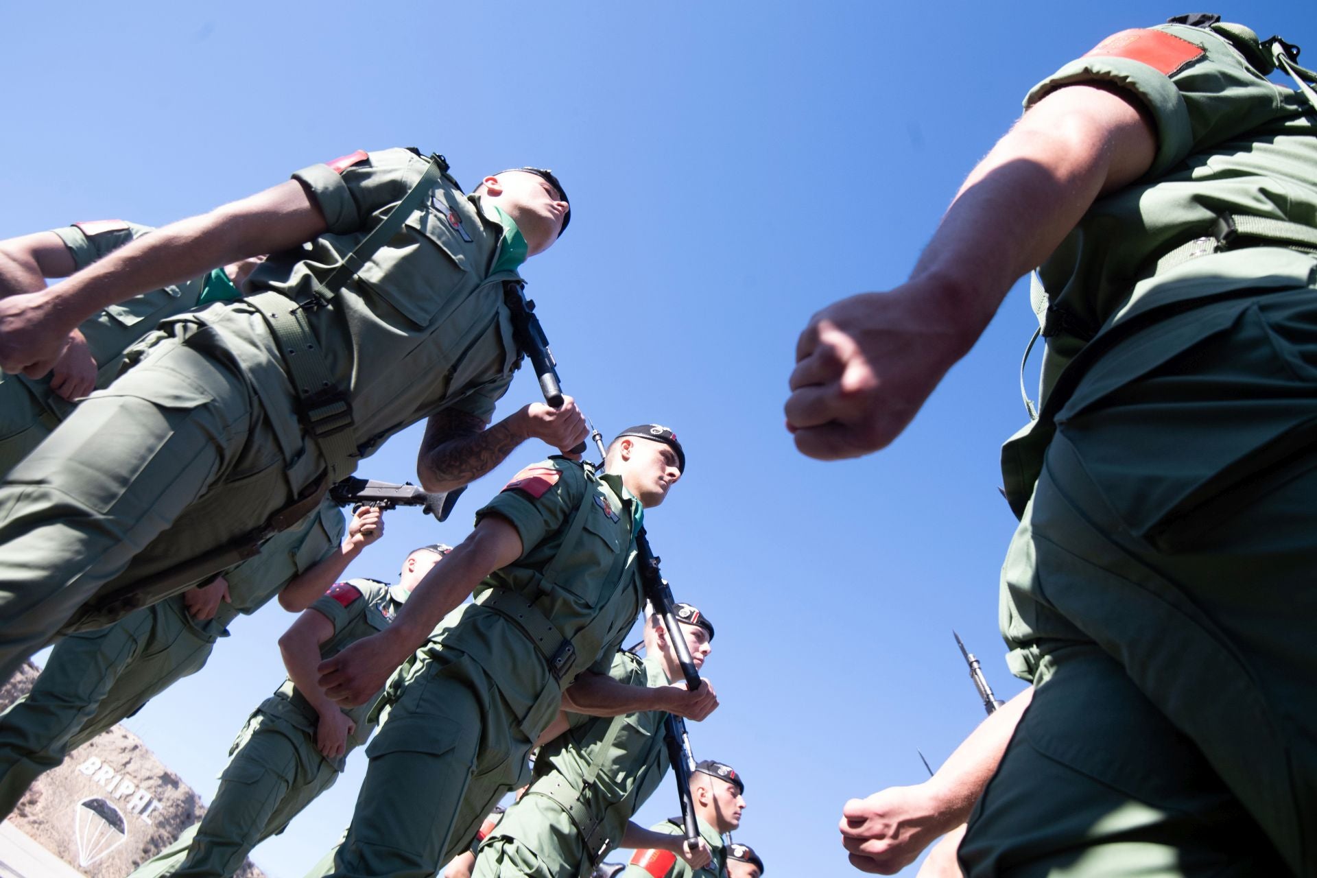 Los paracaidistas de Javalí Nuevo celebran la Inmaculada Concepción