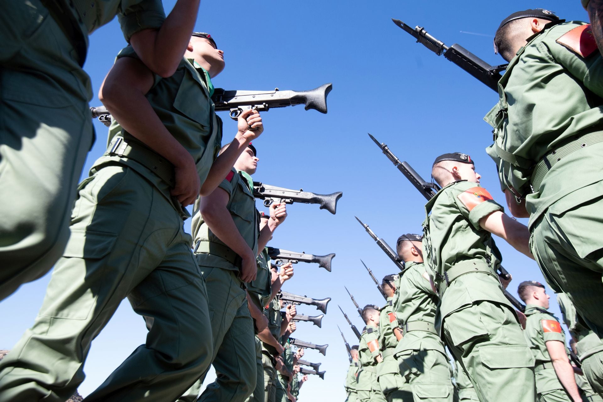 Los paracaidistas de Javalí Nuevo celebran la Inmaculada Concepción