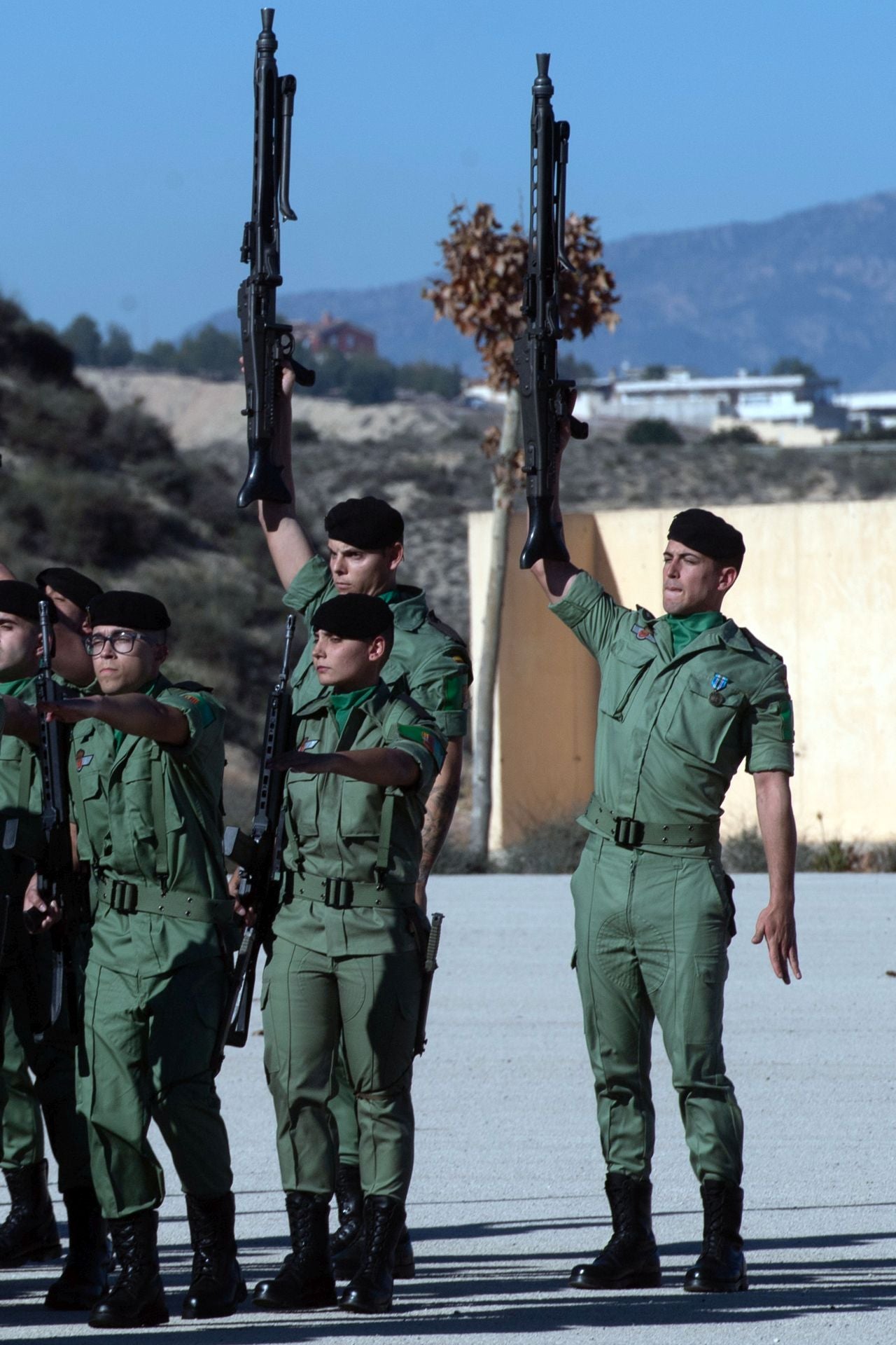 Los paracaidistas de Javalí Nuevo celebran la Inmaculada Concepción