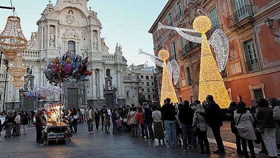 En imágenes, la inauguración del Belén de Murcia en el Palacio Episcopal