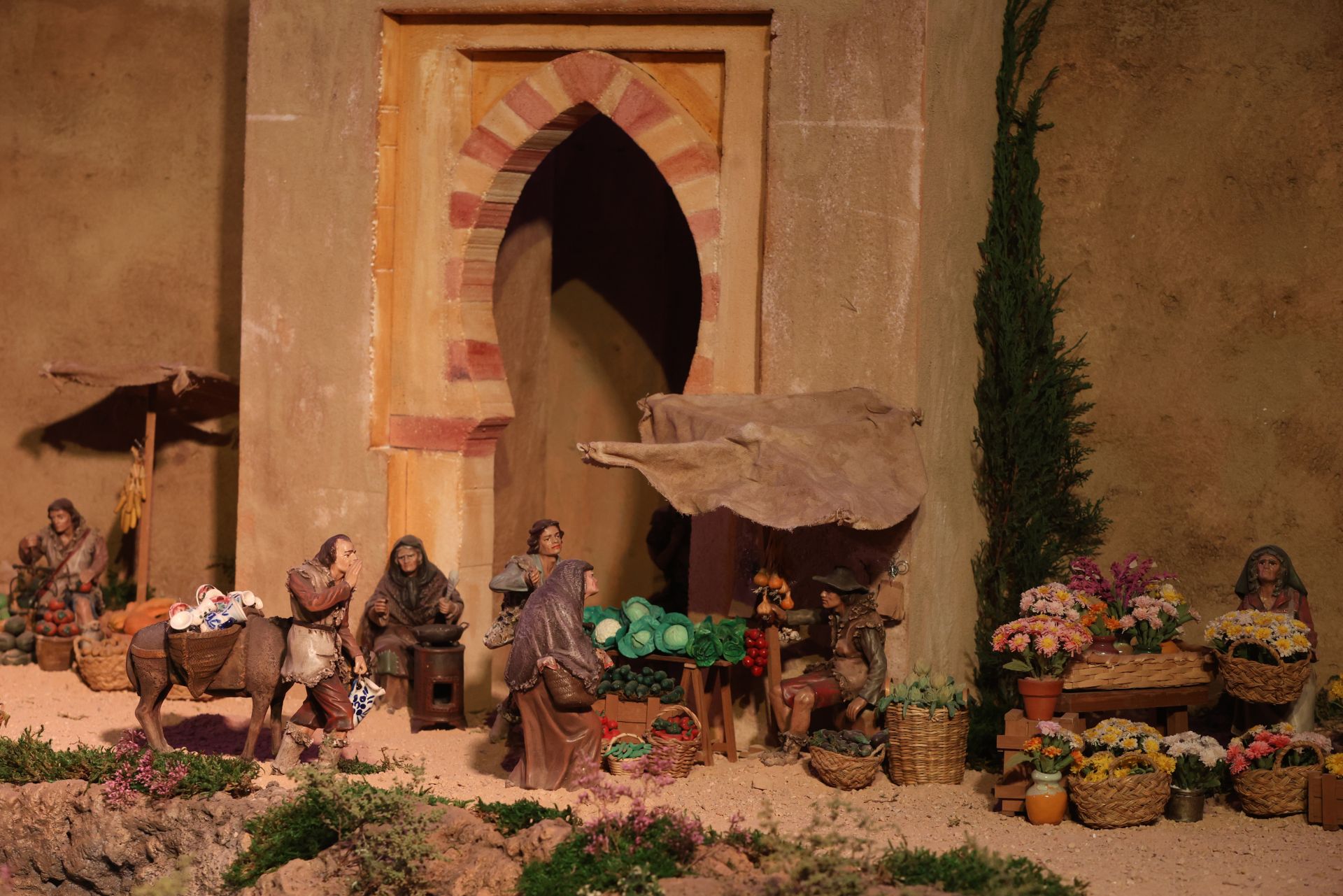 En imágenes, la inauguración del Belén de Murcia en el Palacio Episcopal