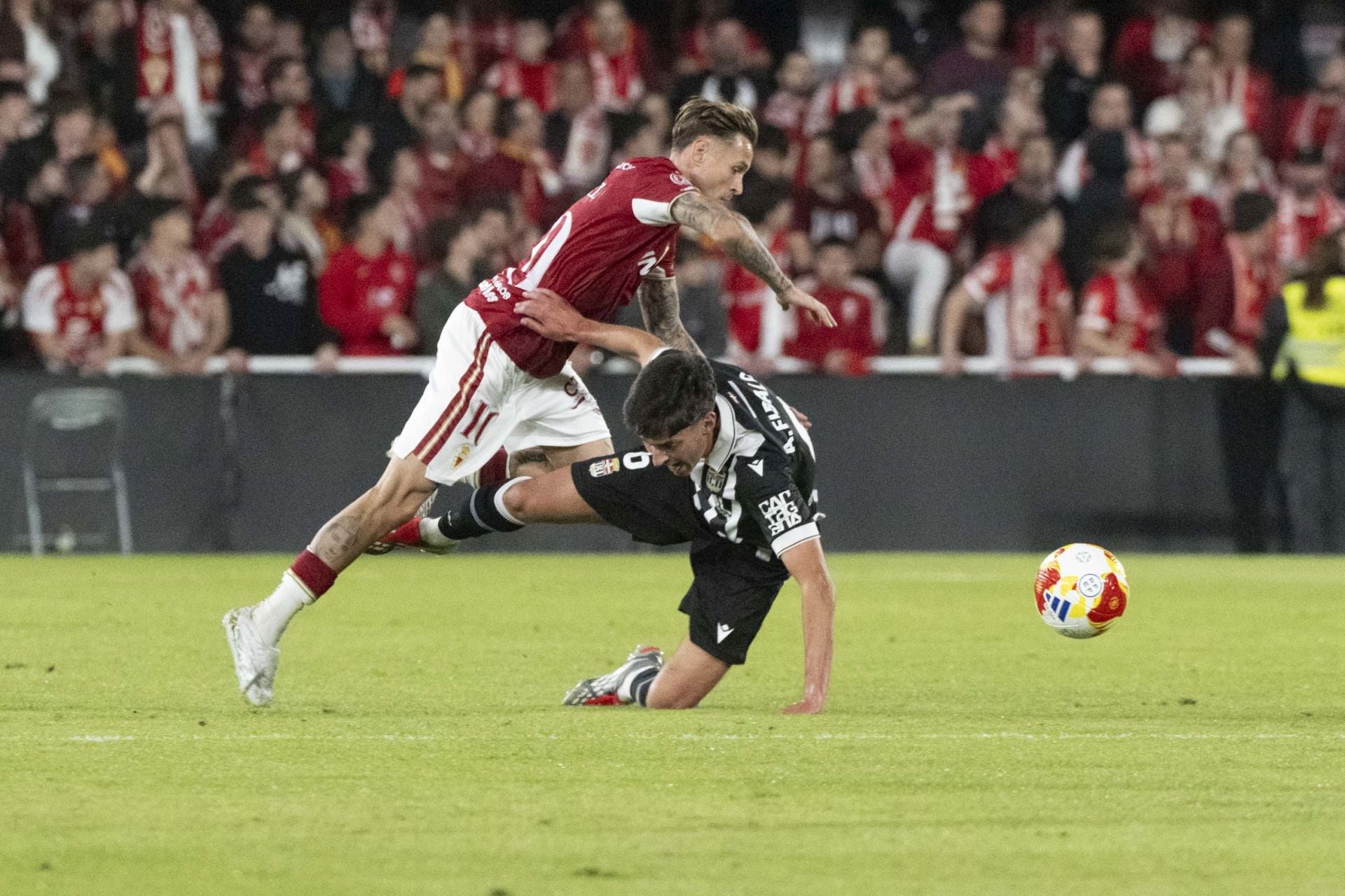 El derbi FC Cartagena - Real Murcia, en imágenes