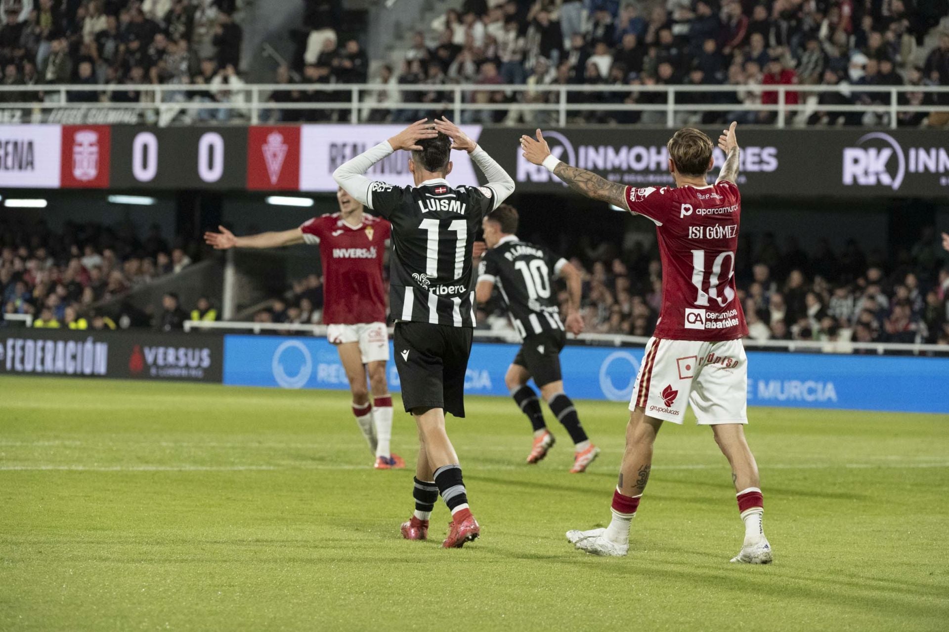 El derbi FC Cartagena - Real Murcia, en imágenes