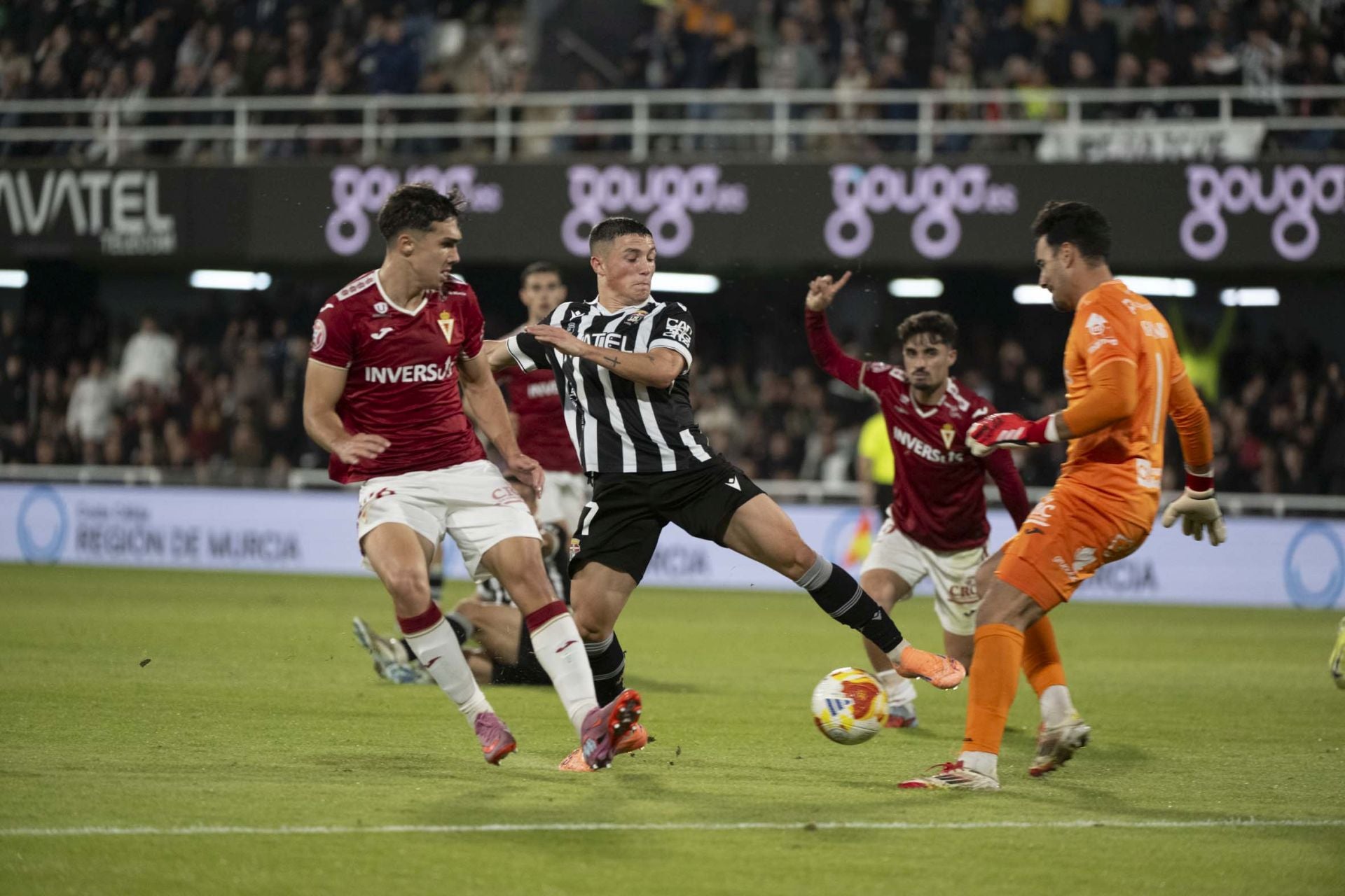 El derbi FC Cartagena - Real Murcia, en imágenes