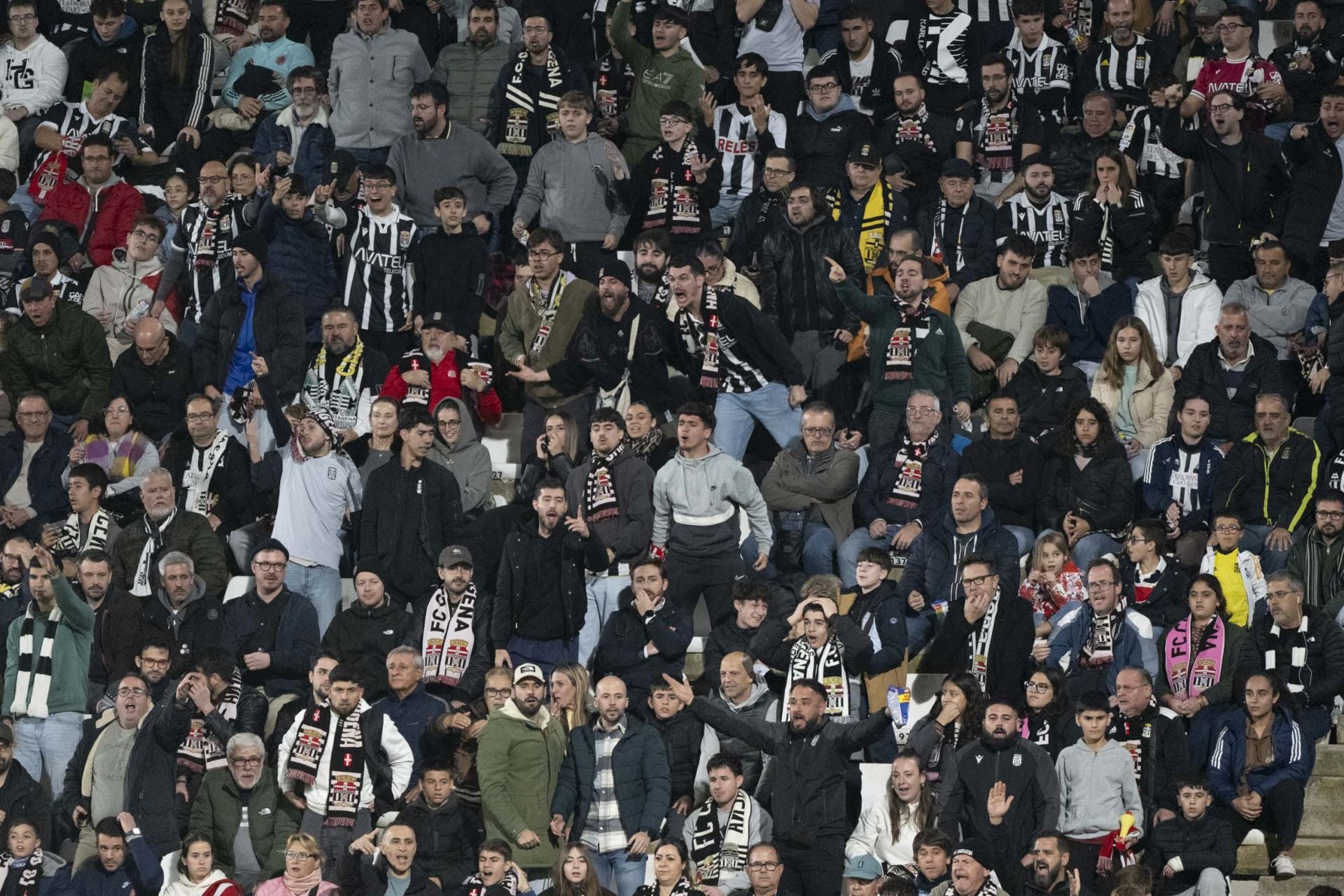 El derbi FC Cartagena - Real Murcia, en imágenes