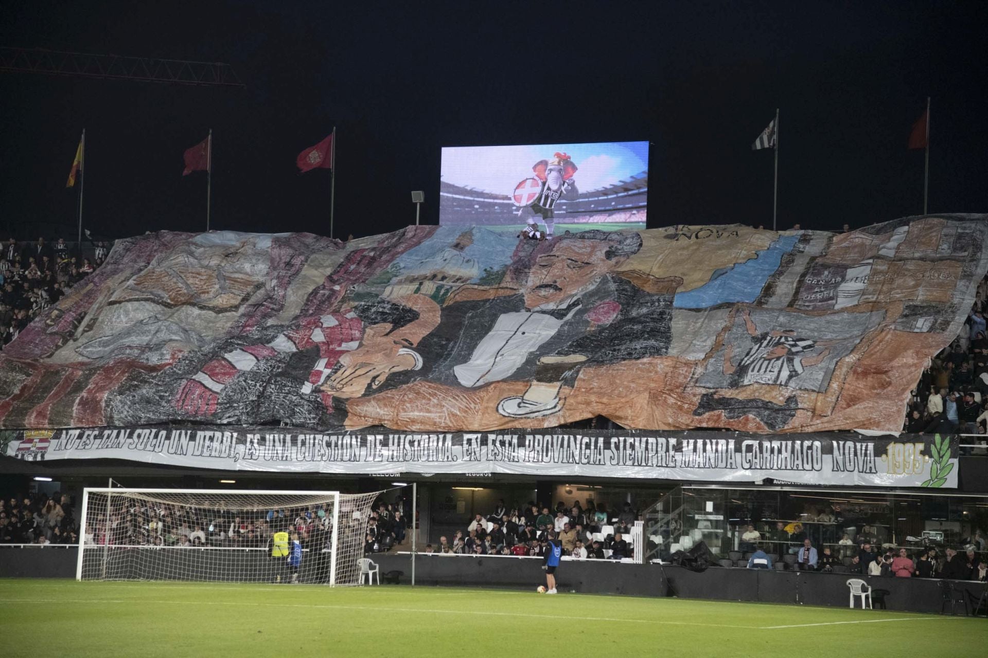El derbi FC Cartagena - Real Murcia, en imágenes