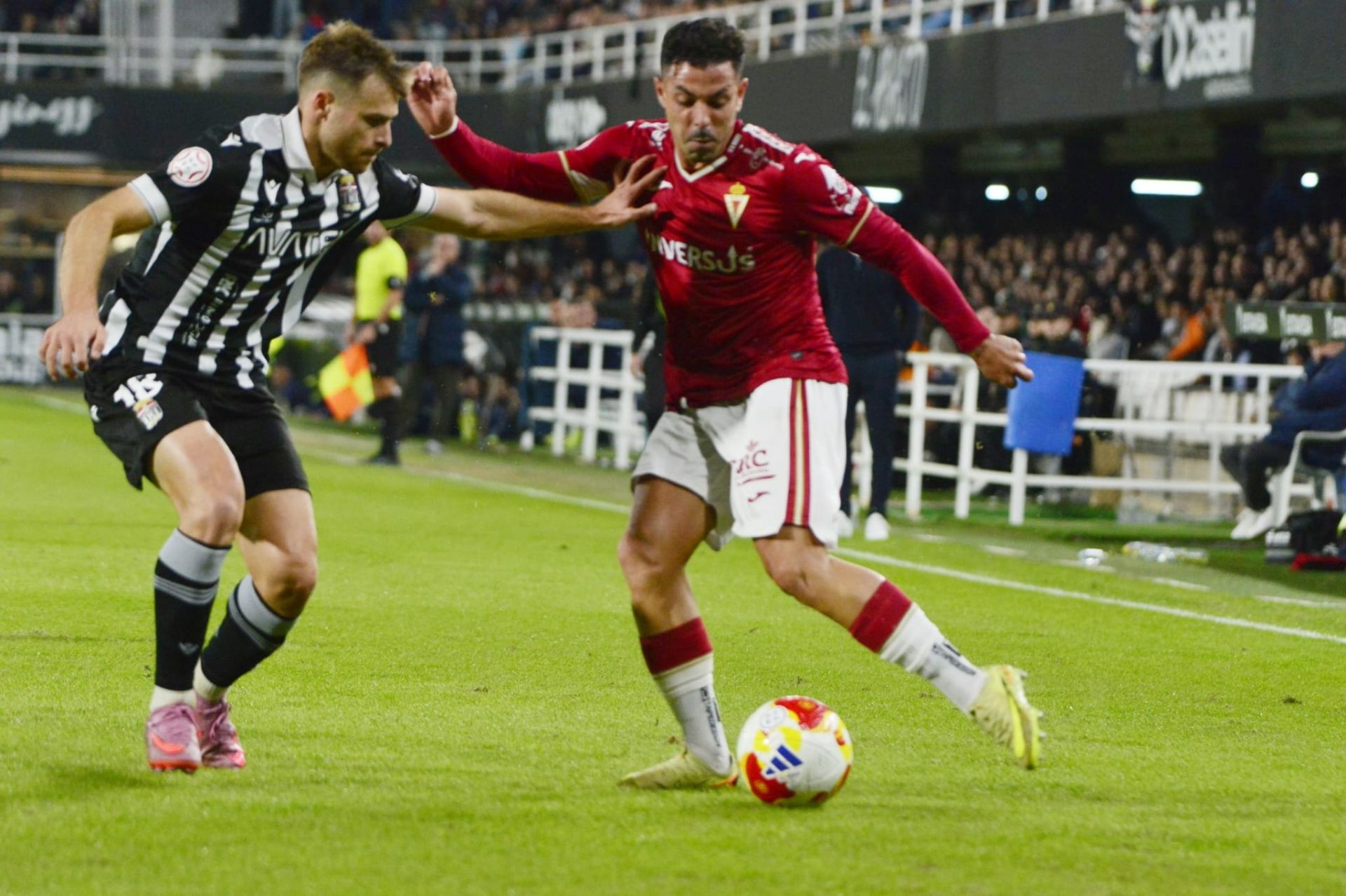 El derbi FC Cartagena - Real Murcia, en imágenes