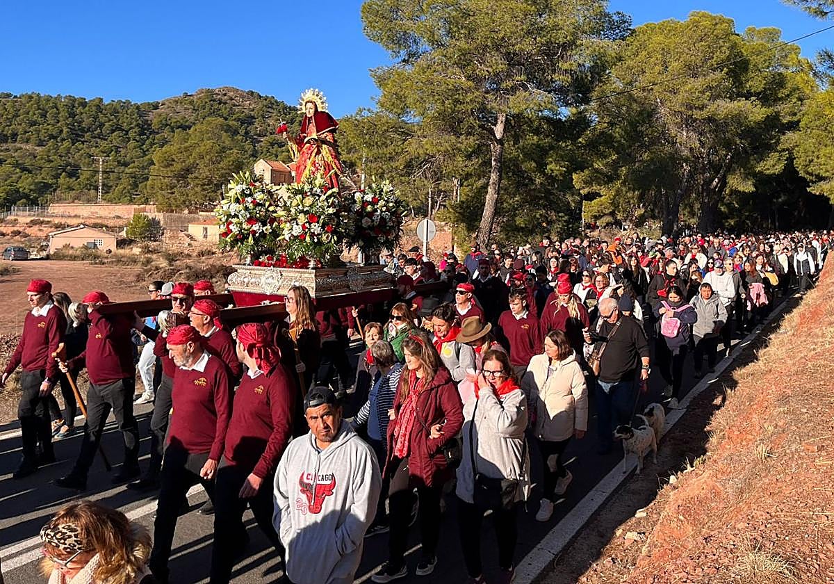 Romería de la Santa de Totana, en imágenes