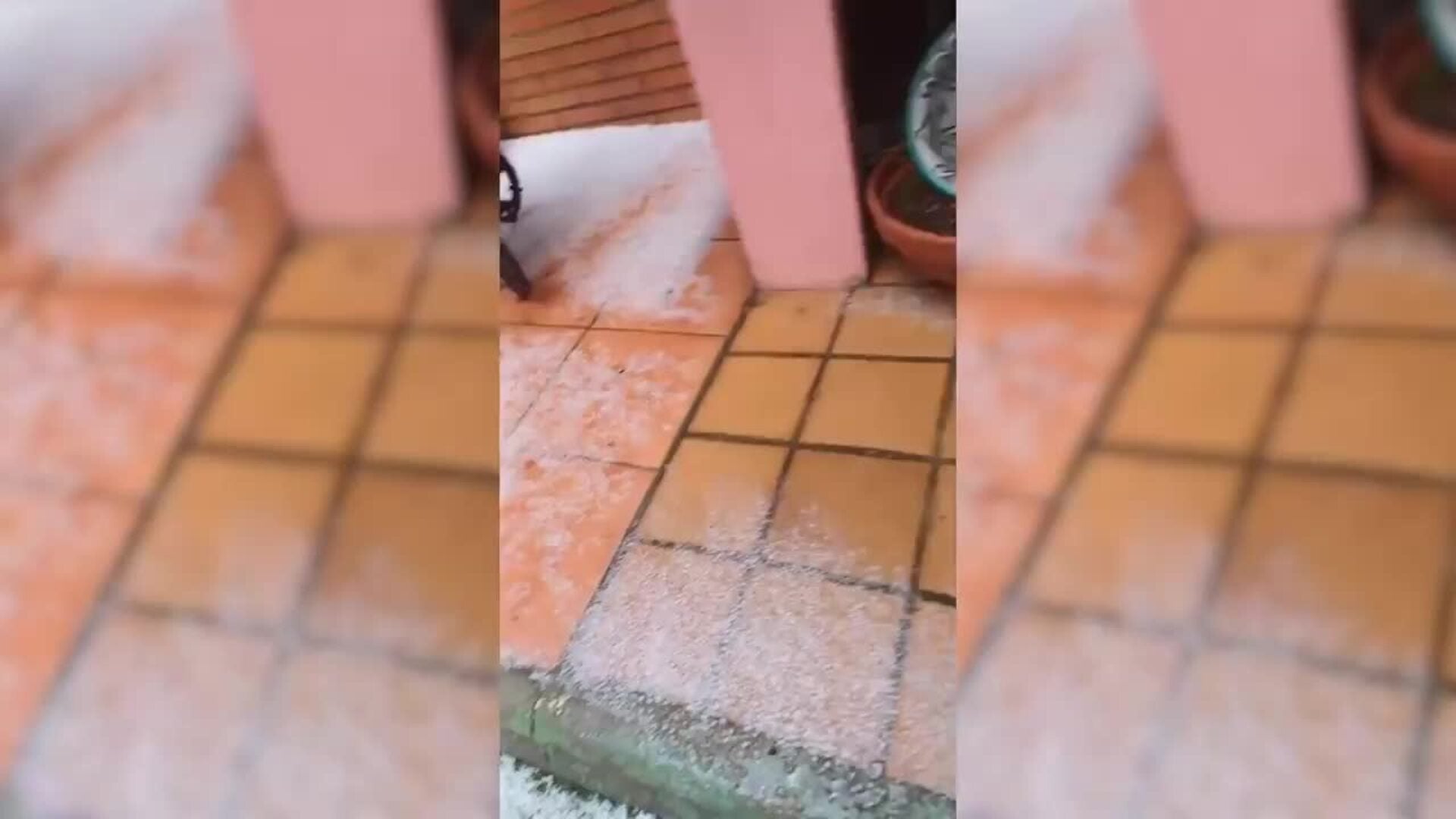 La borrasca Konrad deja "impresionantes" granizadas y tormentas en varios municipios de Sevilla