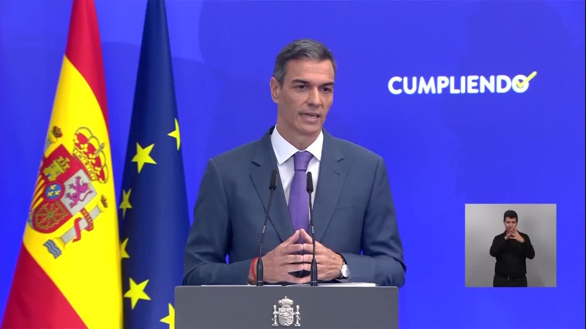 Sánchez respalda el acuerdo comercial entre la UE y EEUU, pero "sin ningún entusiasmo"