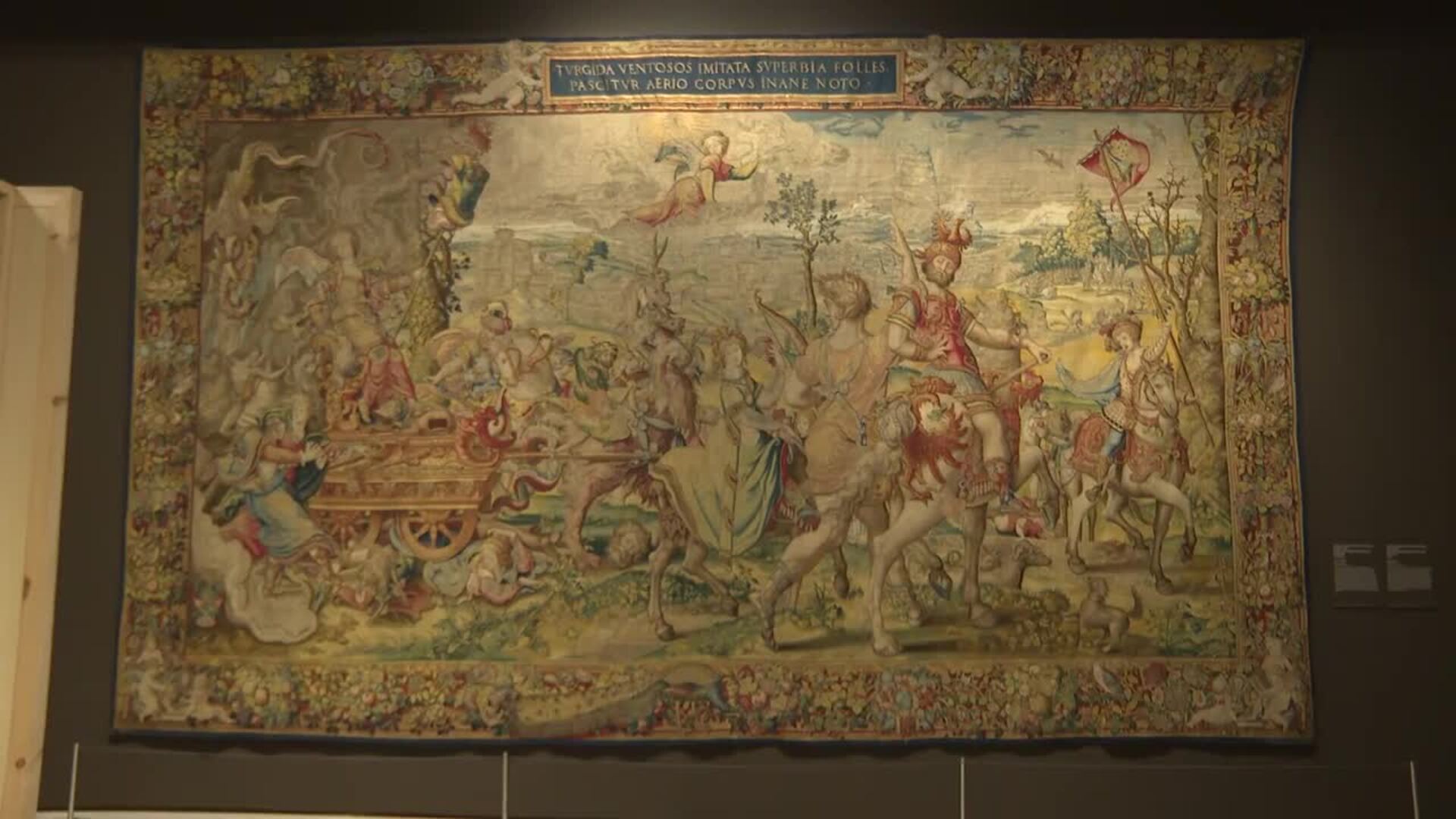 El poder simbólico del tapiz se expone en la Galería de Colecciones Reales