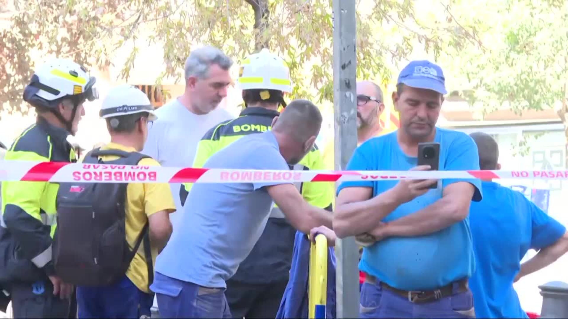 Ocho heridos y posibles desaparecidos en el derrumbe parcial de un edificio en obras en Ópera