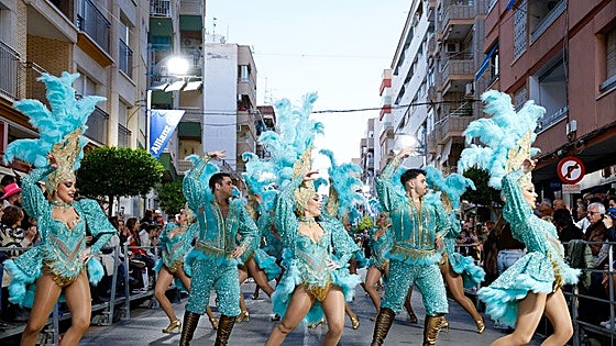Desfile de martes de Carnaval en Águilas, en imágenes