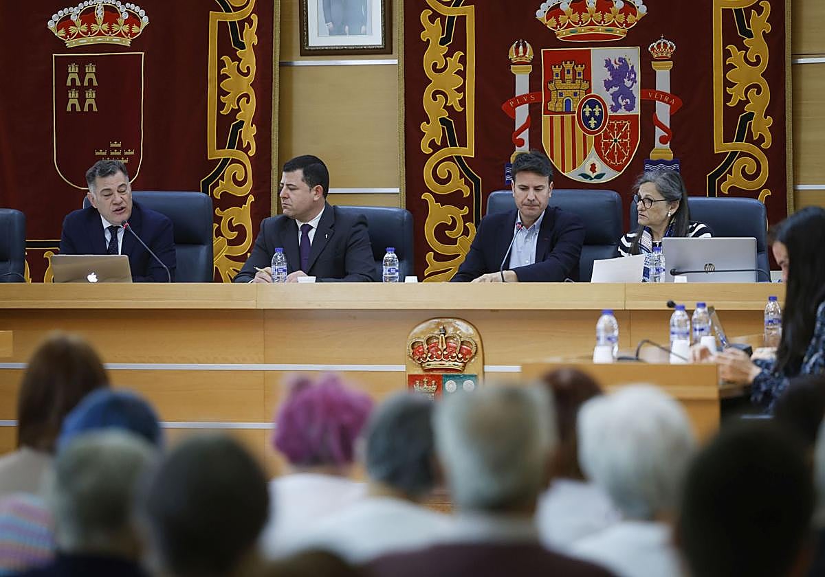 Pleno del Ayuntamiento de Molina, este lunes.