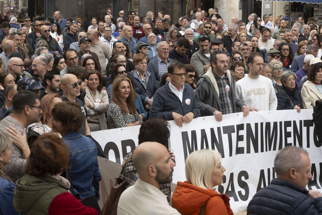 Las imágenes de la protesta de plantilla de Sabic en Cartagena | La Verdad