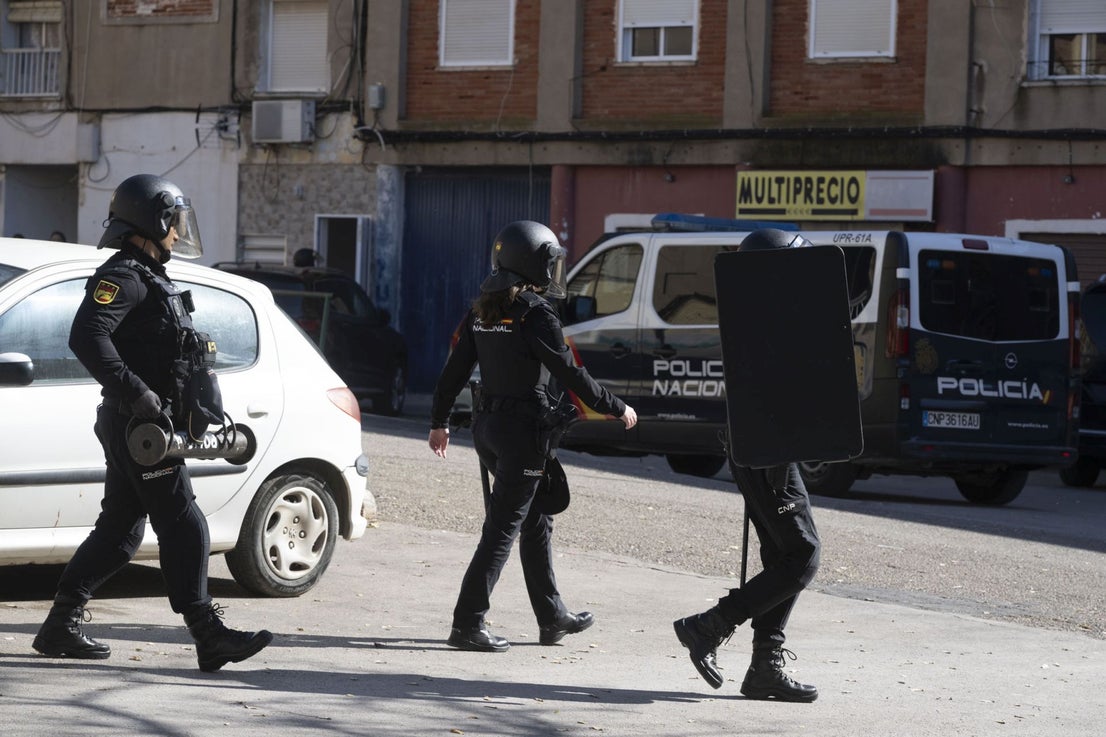 Las imágenes de la redada en Lo Campano | La Verdad
