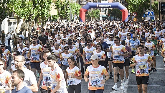 La carrera popular 'Corre para dar vida' para promueve en Murcia la donación de órganos y médula ósea