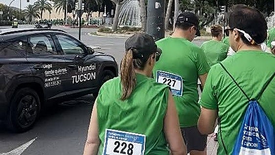 Grupo Huertas acompaña a la AECC en su primera marcha en Cartagena