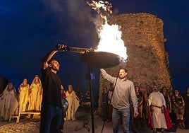 Momento del Encendido, en una foto de archivo