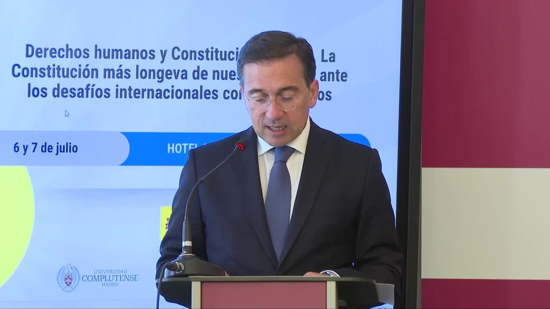 Albares insiste en "reformar" la ONU y que la próxima secretaria general sea una mujer