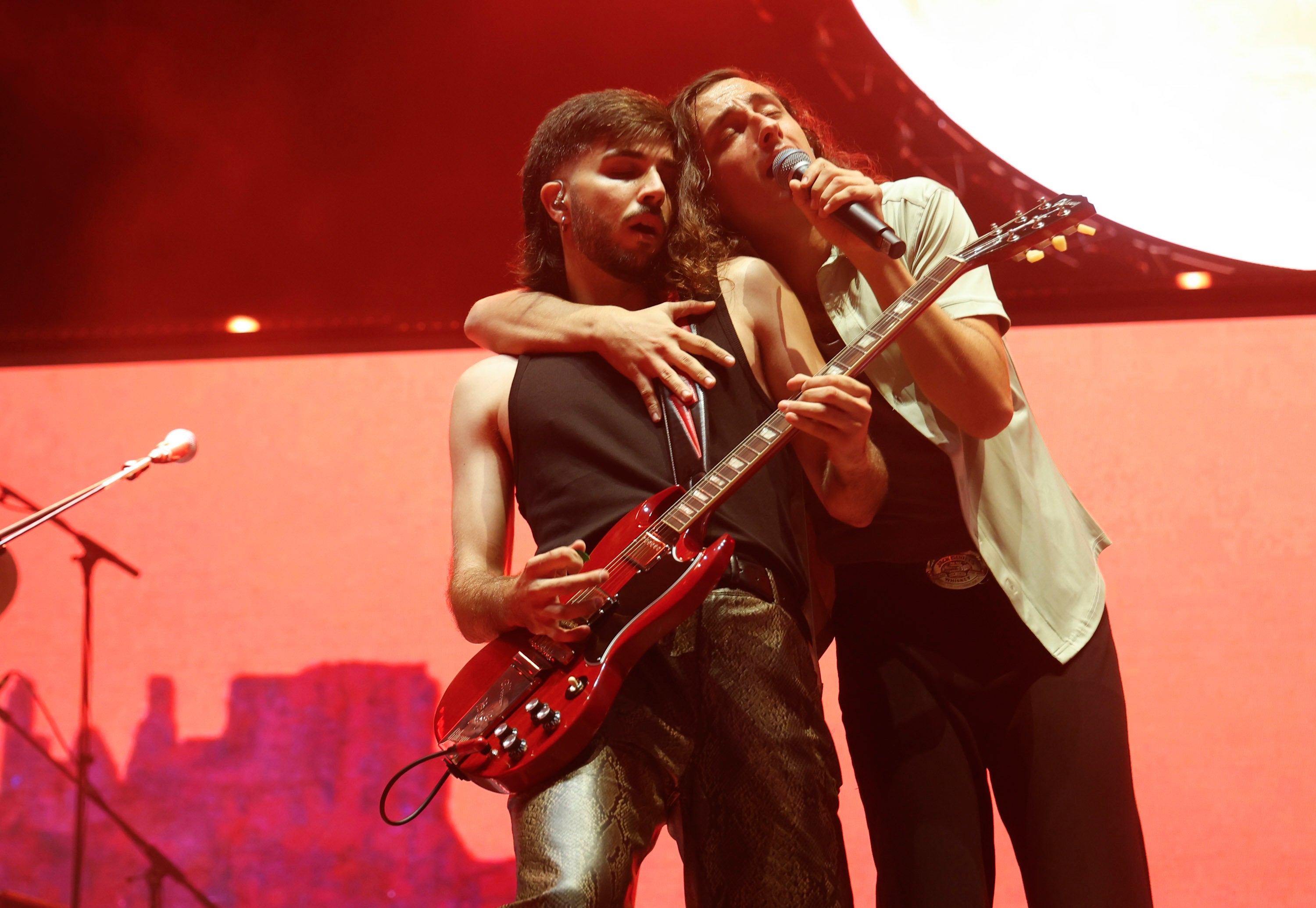 Concierto de Arde Bogotá en Cartagena, en julio de 2025.