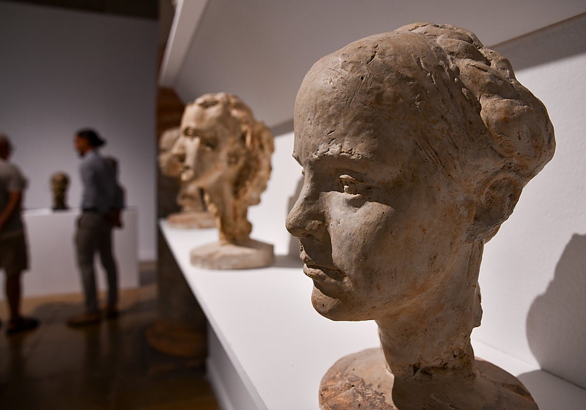 Una de las obras de Elisa Séiquer que pueden verse en el Palacio Almudí de Murcia.