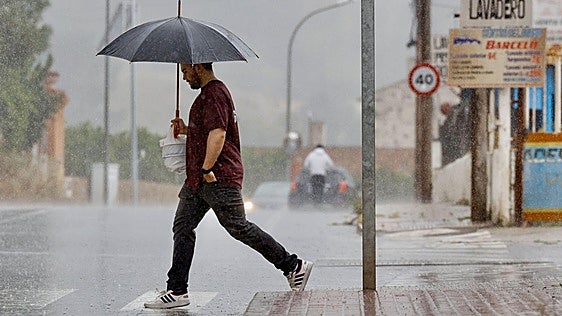Cambio de tiempo y alerta amarilla por tormentas y granizo en la Región de Murcia para este fin de semana
