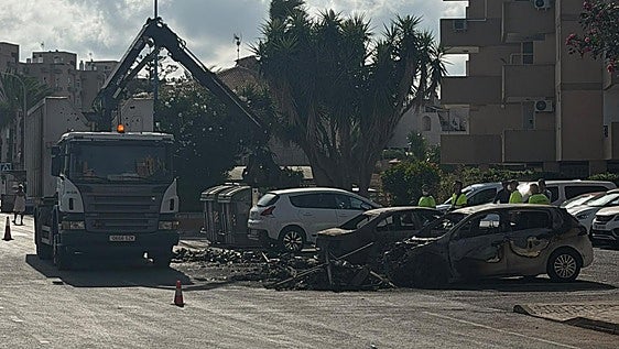CSIF reclama un parque de bomberos en La Manga tras el incendio de Playa Honda