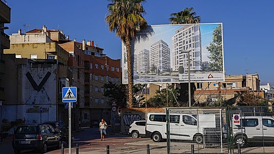 Reactivan un plan para construir cuatro torres con 300 pisos junto al soterramiento en Murcia