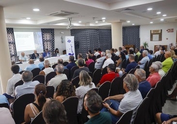 La plataforma Entre Dos Mares durante la presentación del informe de viabilidad económica