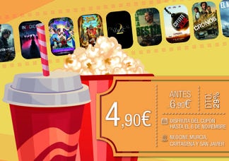 ¡Fiesta del Cine en Oferplan por 4,90€!