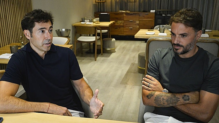 Juan Guillamón y Pedro León: «Los murcianistas tenemos el grana de la camiseta y el verde esperanza»