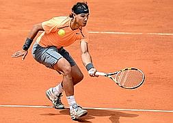 Nadal, durante el partido contra Berdych. /  C. Onorati (Efe)